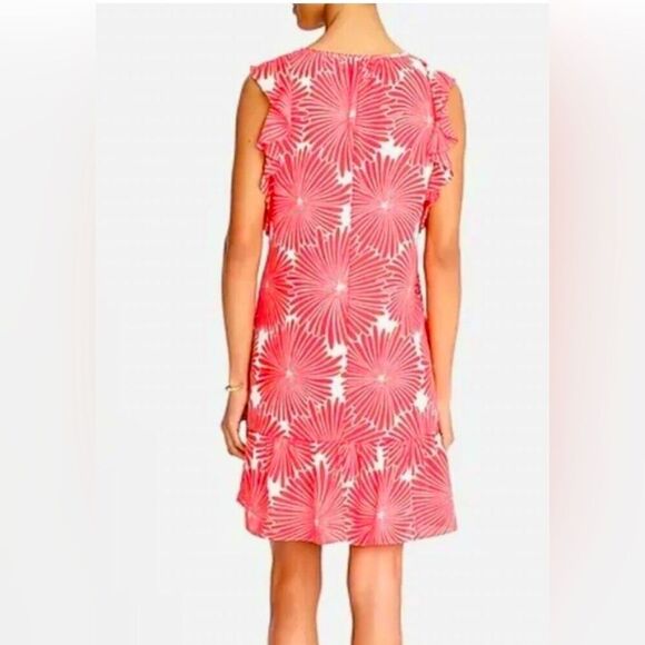 J. Crew Sunburst Flowers Flutter Sleeve Shift Dress - Picture 2 of 9